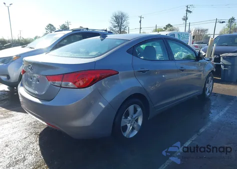 2012 Hyundai Elantra Gls (Ulsan Plant) из США, поврежденный, VIN KMHDH4AE8CU235928
